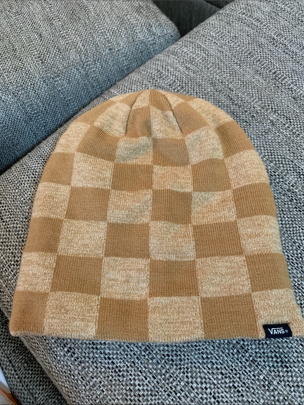 Vans toboggan hat, cap checkerboard vans new never worn